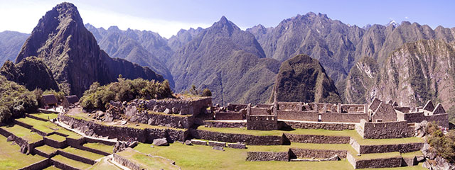 Amanecer en la ciudadela de Machu Picchu