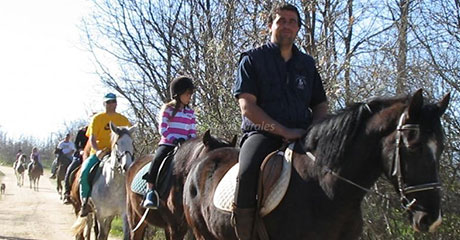 Excursión en caballo a Espinar