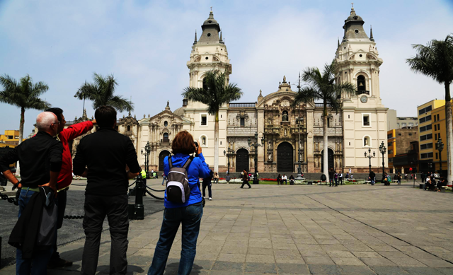 Main square of Lima, Peru