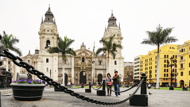 Main square of Lima, Peru