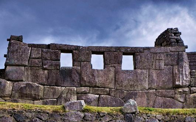El templo de las tres ventanas en Machu Picchu