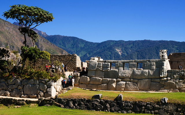 El templo de las tres ventanas en Machu Picchu