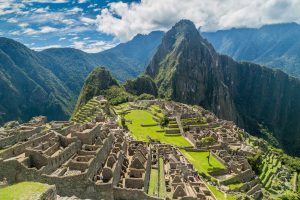 Machu Picchu vista desde la parte superior de las terrazas