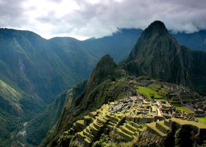 Vista panoramica de la ciudadela de Machu Picchu