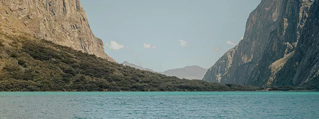 Llanganuco lagoon