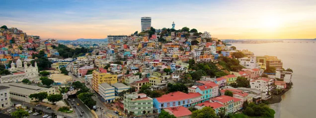 Ciudad de Guayaquil vista panoramica